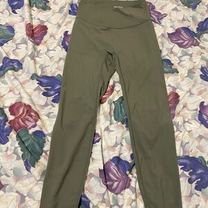 Adanola cris cross Olive Green Leggings